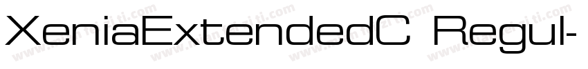 XeniaExtendedC Regul字体转换